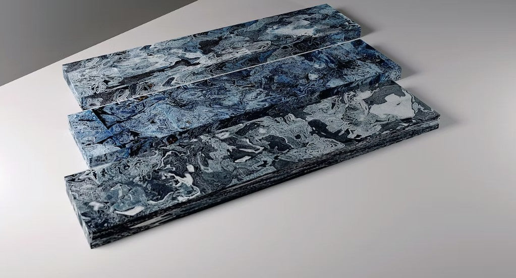 Denimolite - Repurposed Denim Material Panel - Sample Tile