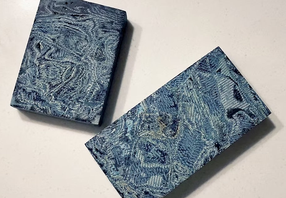 Denimolite - Repurposed Denim Material Panel - Sample Pack