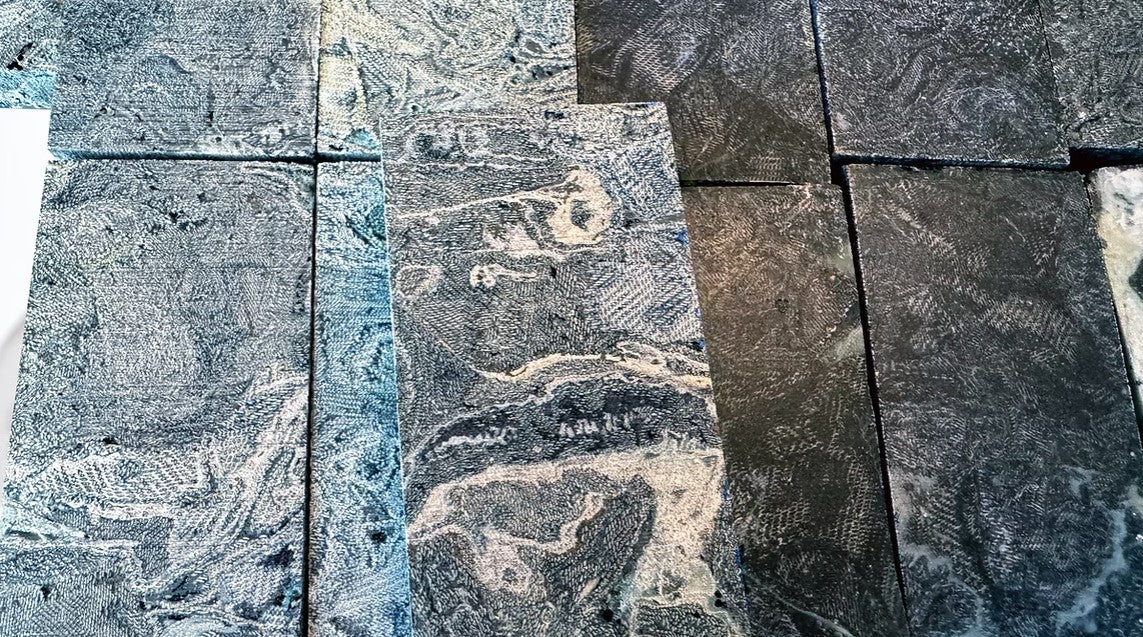 Denimolite - Repurposed Denim Material Panel - Sample Pack