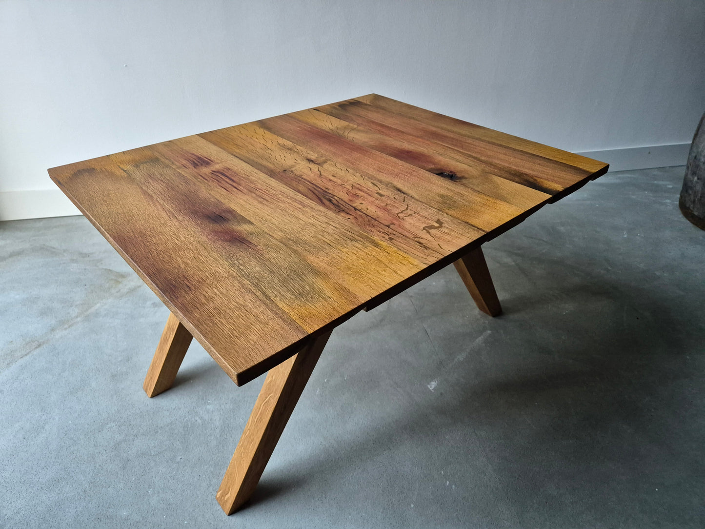 'Assel' Recrafted Oakwood Wine Barrel Coffee Table