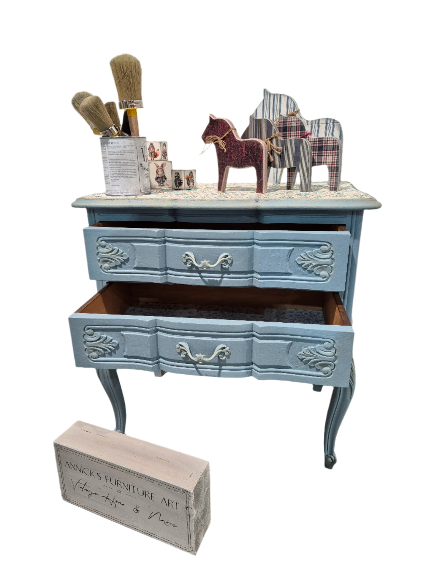 Commode bleue 'Beckerich'