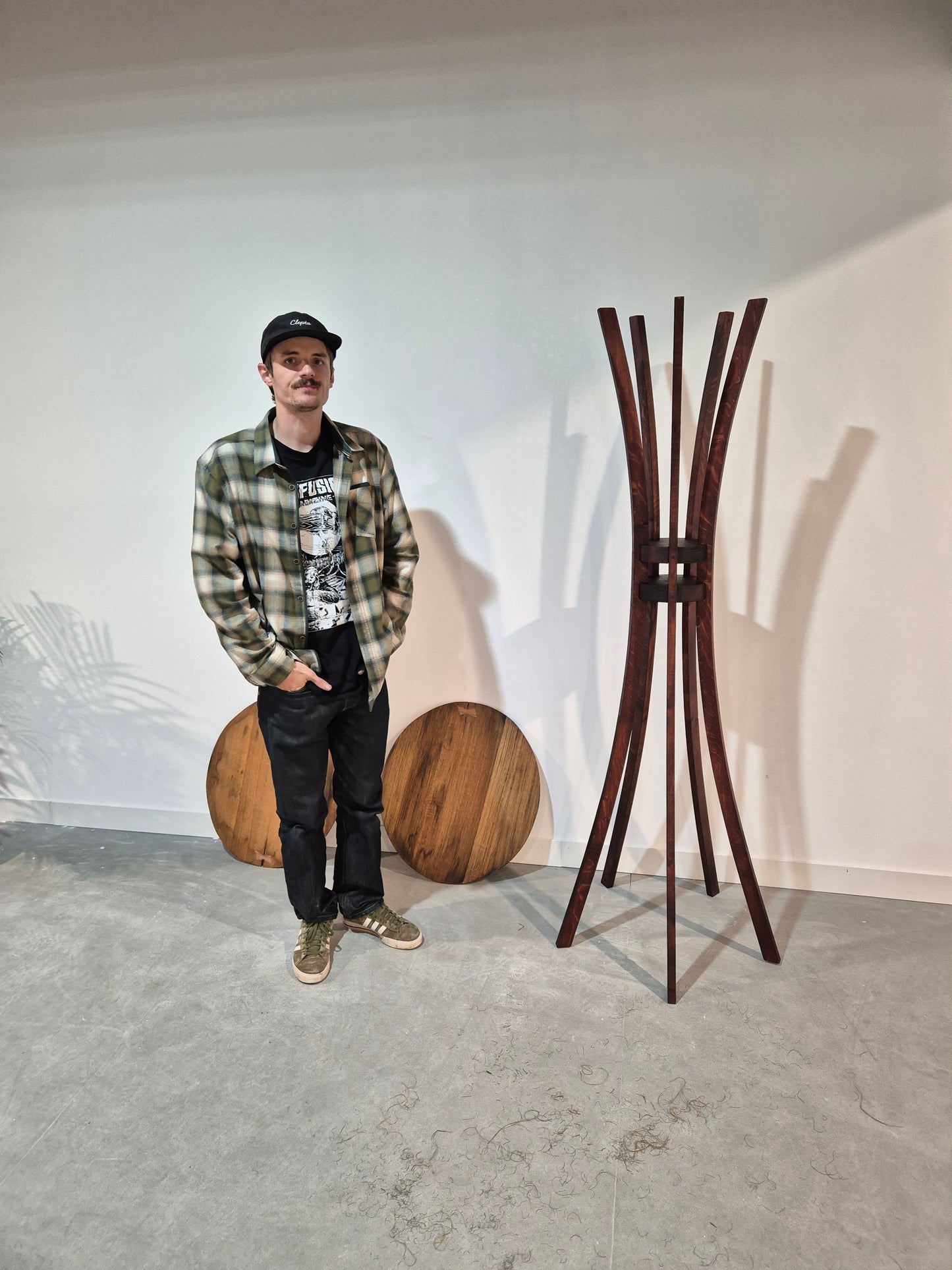 'Assel' Recrafted Oakwood Wine Barrel Coffee Table