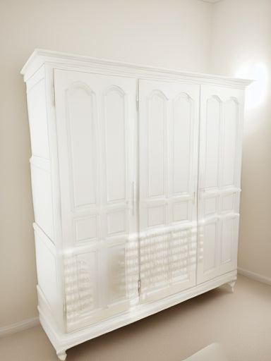 'Nennig' - Solid Oakwood 3 Door Wardrobe