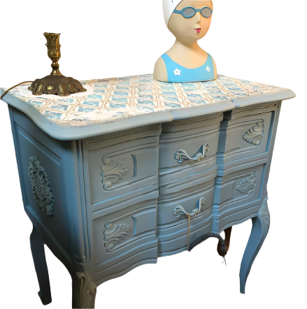 Commode bleue 'Beckerich'